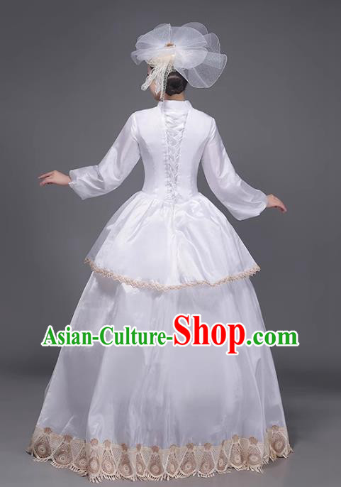 European Medieval Court Dress Baroque Period Retro Aristocratic Princess Costume Runway Drama Clothing