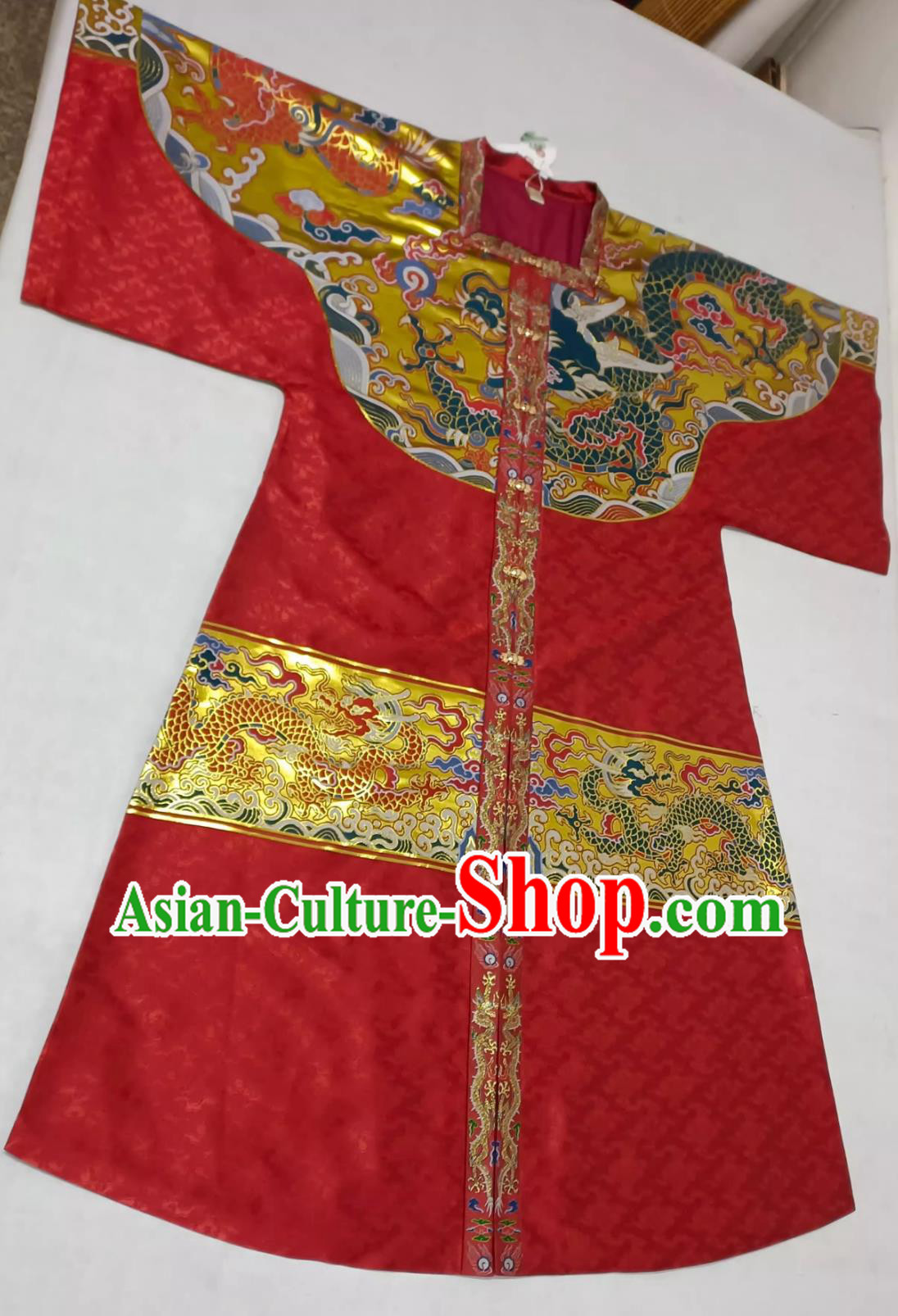 Ancient China Hanfu Chinese Ming Dynasty Royal Guards Robe Red Brocade Flying Fish Clothing