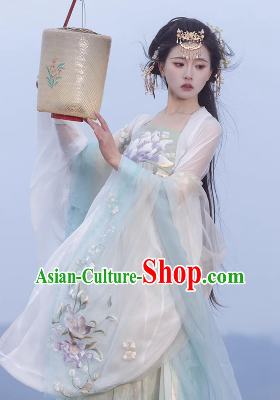 Ancient Chinese Female Costume Traditional Tang Dynasty Princess Hanfu China Classical Hezi Qun