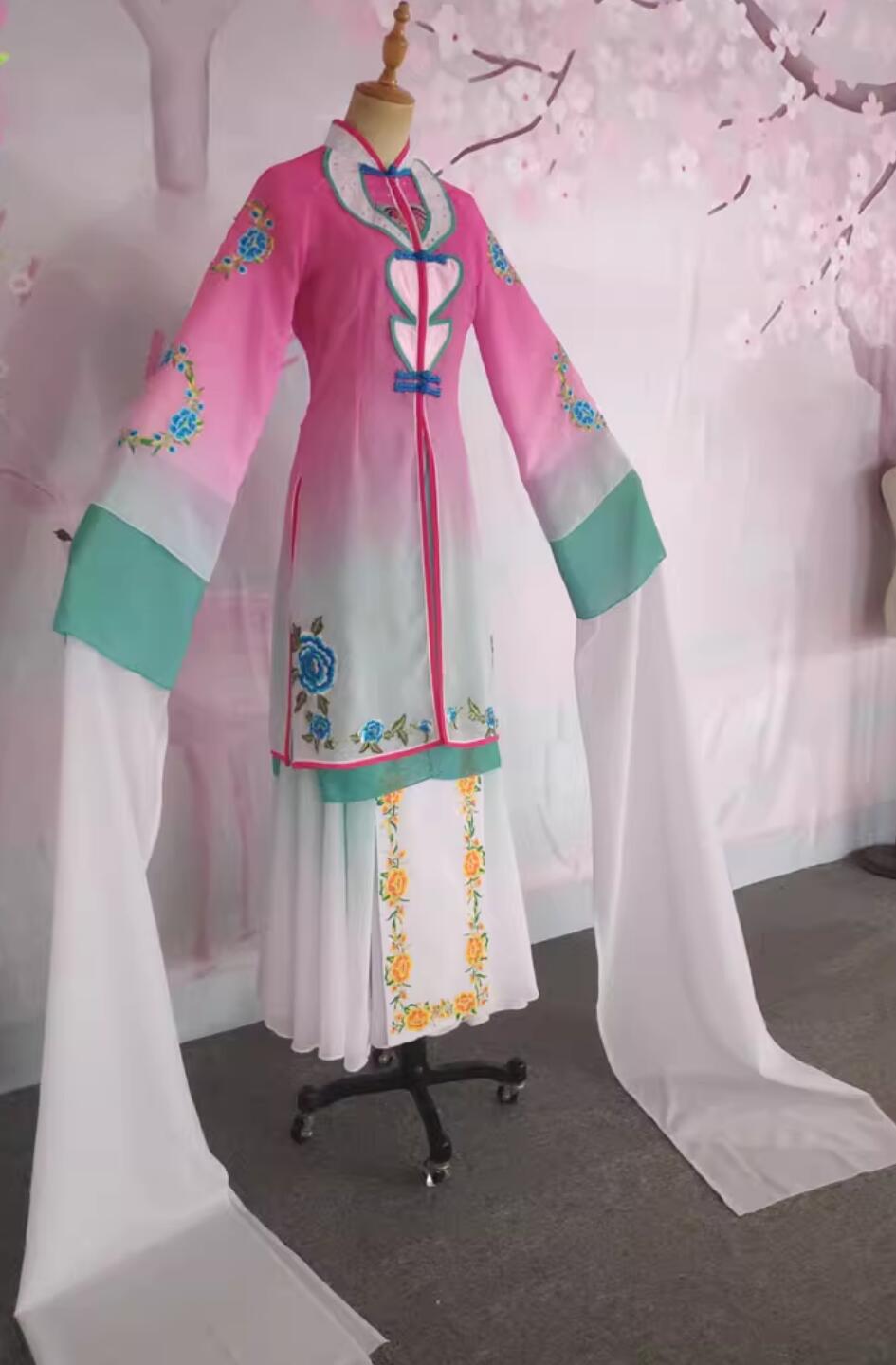 Chinese Classical Dance Clothing Peking Opera Female Water Sleeve Dress Beijing Opera Woman Costumes