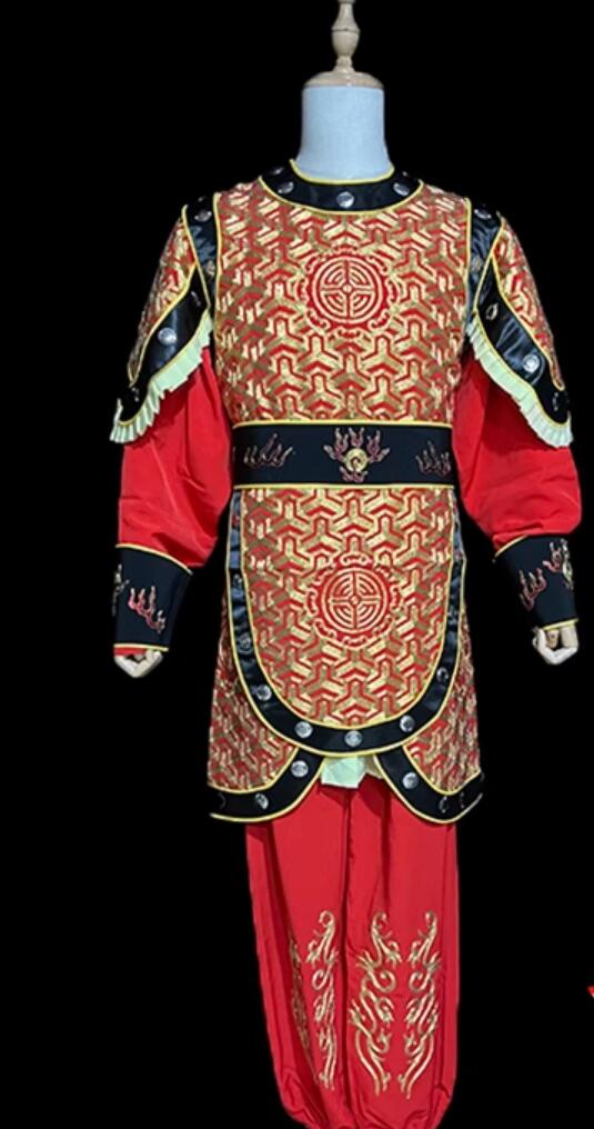 Chinese Peking Opera Handsome Monkey King Clothing Beijing Opera Sun Wukong Armor Outfit Journey to the West Costumes