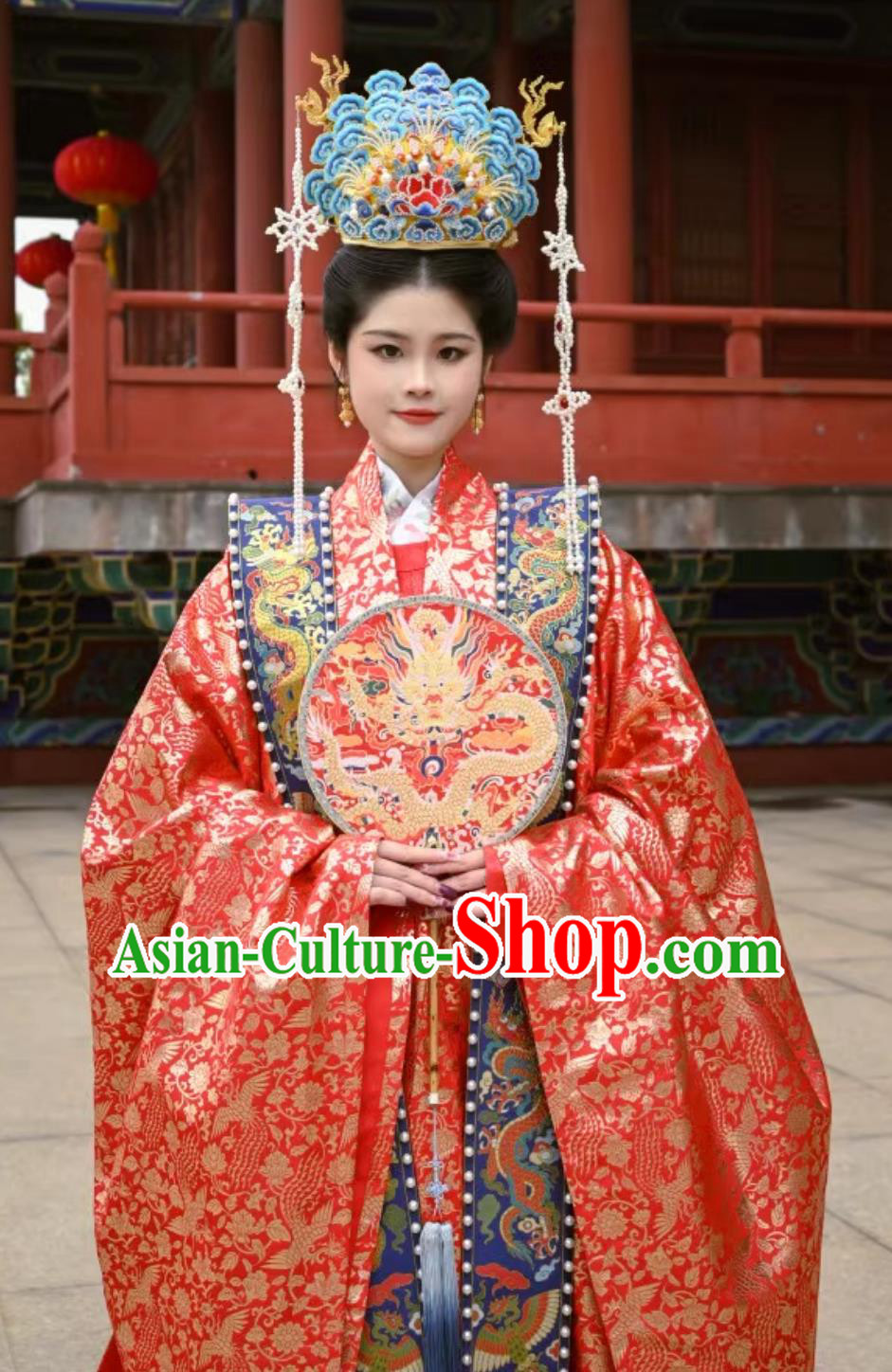 China Wedding Clothing Ancient Chinese Bride Costumes Hanfu Xia Pei Online Shop Traditional Ming Dynasty Empress Dresses Complete Set