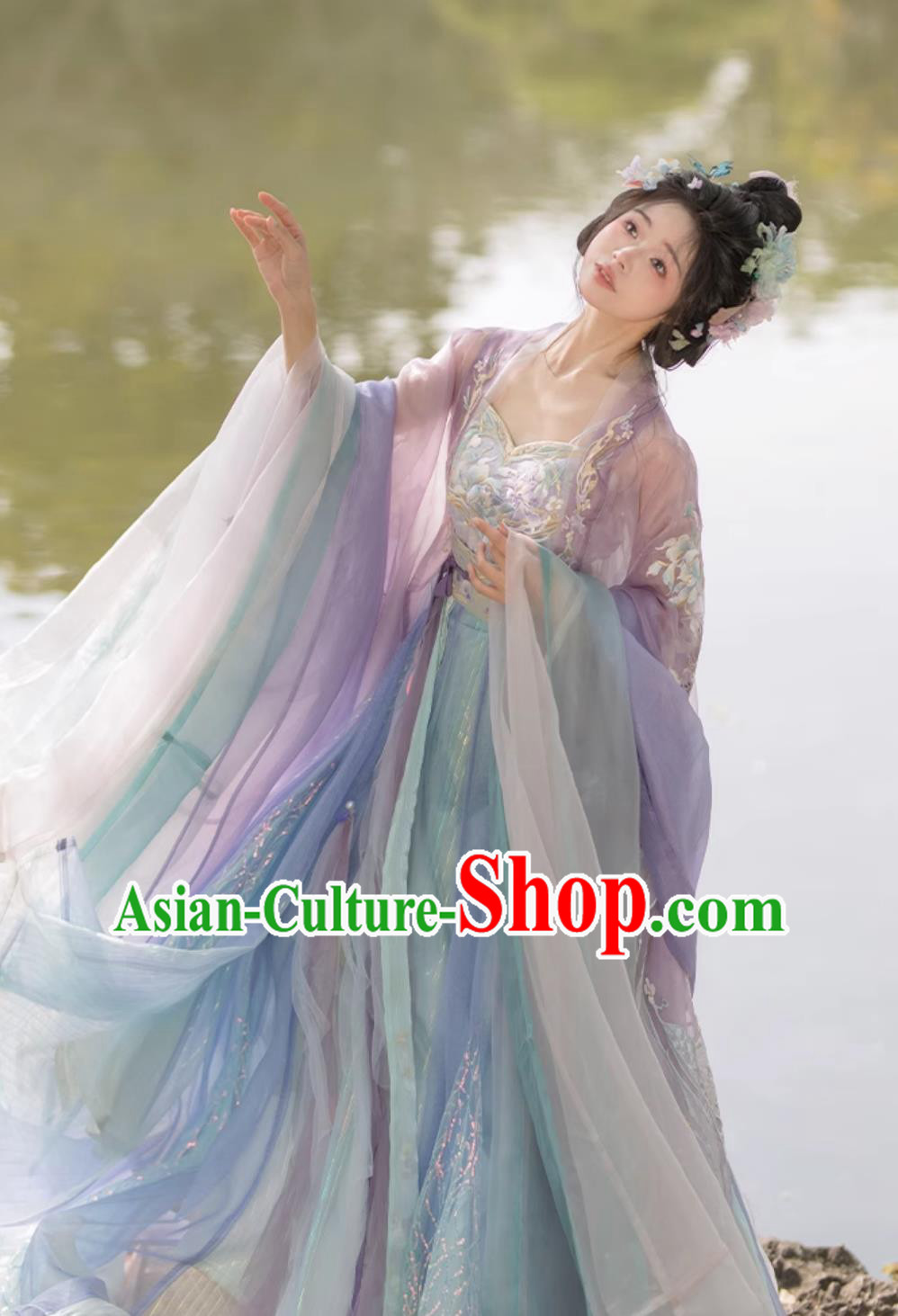 Chinese Song Dynasty Princess Clothing Ancient China Goddess Costumes Traditional Hanfu Embroidered Dresses