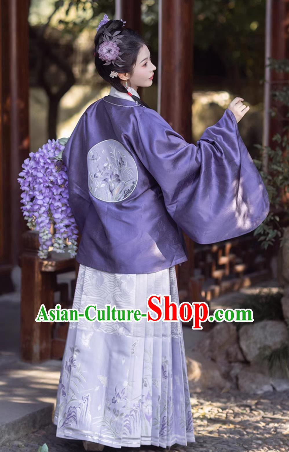 Ancient China Princess Clothing Chinese Ming Dynasty Embroidered Jacket and Skirt Traditional Winter Hanfu