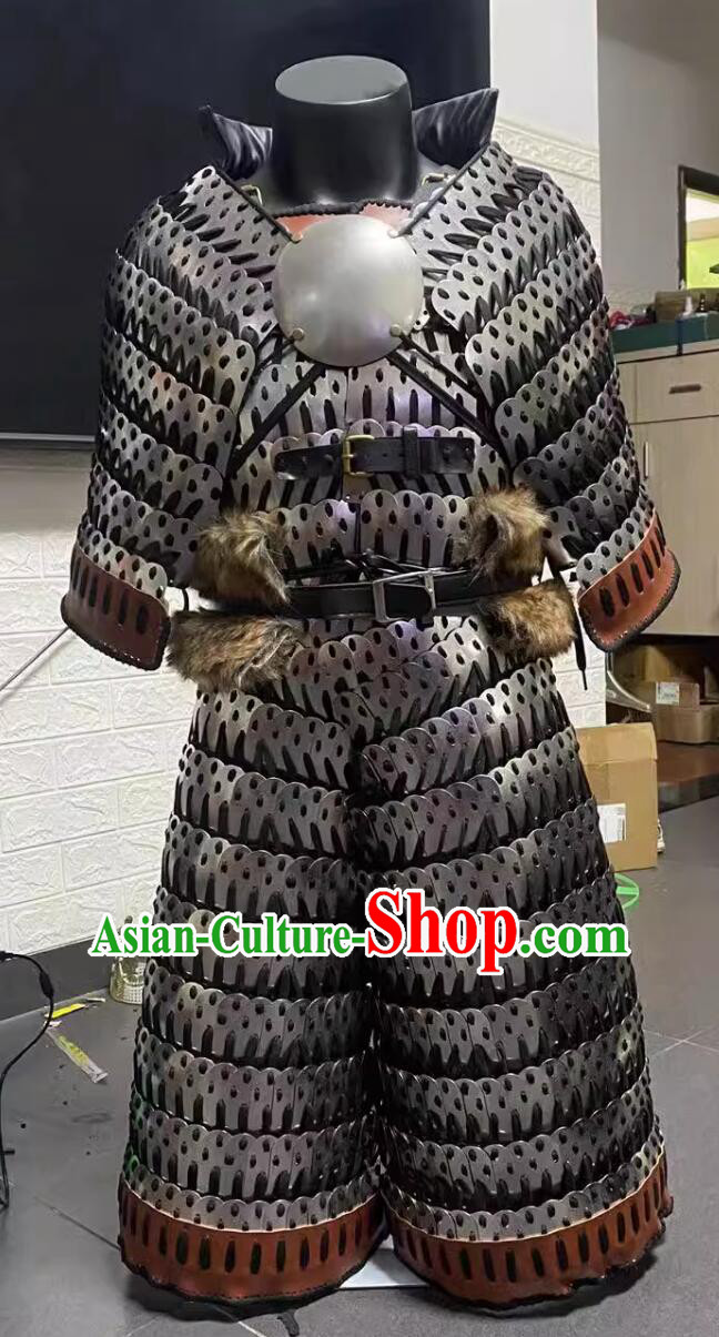 Handmade China Ming Dynasty Stainless Steel Armor Complete Set