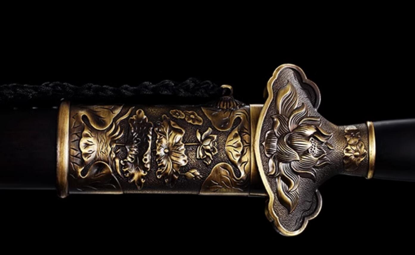 Handmade China Longquan Sword Song Dynasty Lotus Sword