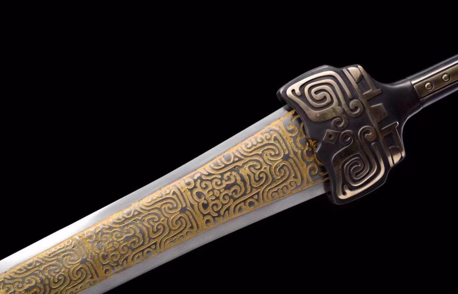 Handmade Ancient Emperor Heavy Sword Chinese Film Xuan Yuan Sword China Longquan Sword