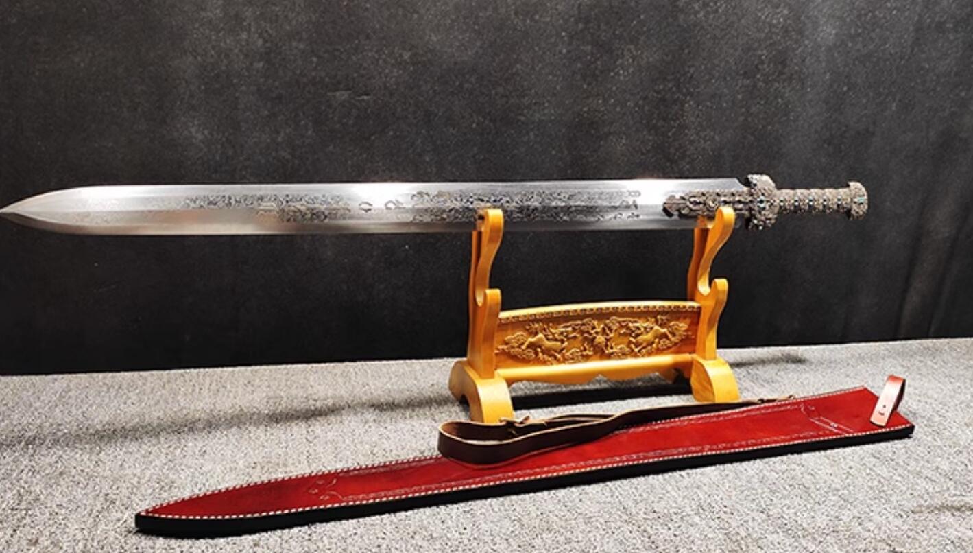 Chinese Film Xuan Yuan Sword China Longquan Sword Handmade Ancient Emperor Heavy Sword