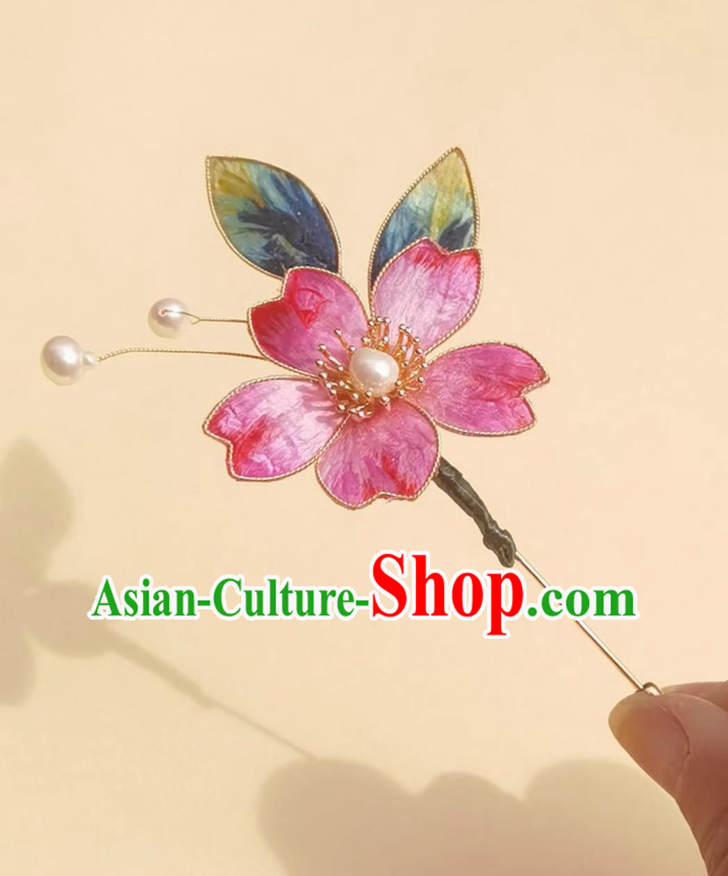 Handmade Hanfu Jewelry Chinese Cheongsam Brooch China Classical Pink Silk Sakura Corsage Traditional Intangible Heritage Artwork