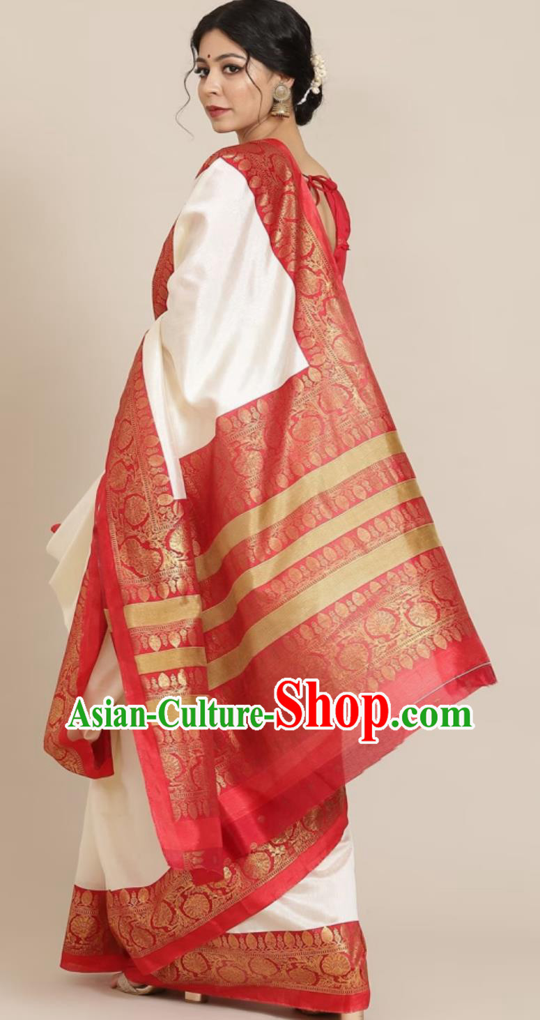 Indian National Sari Traditional Festive Clothing India Woman Dress Complete Set
