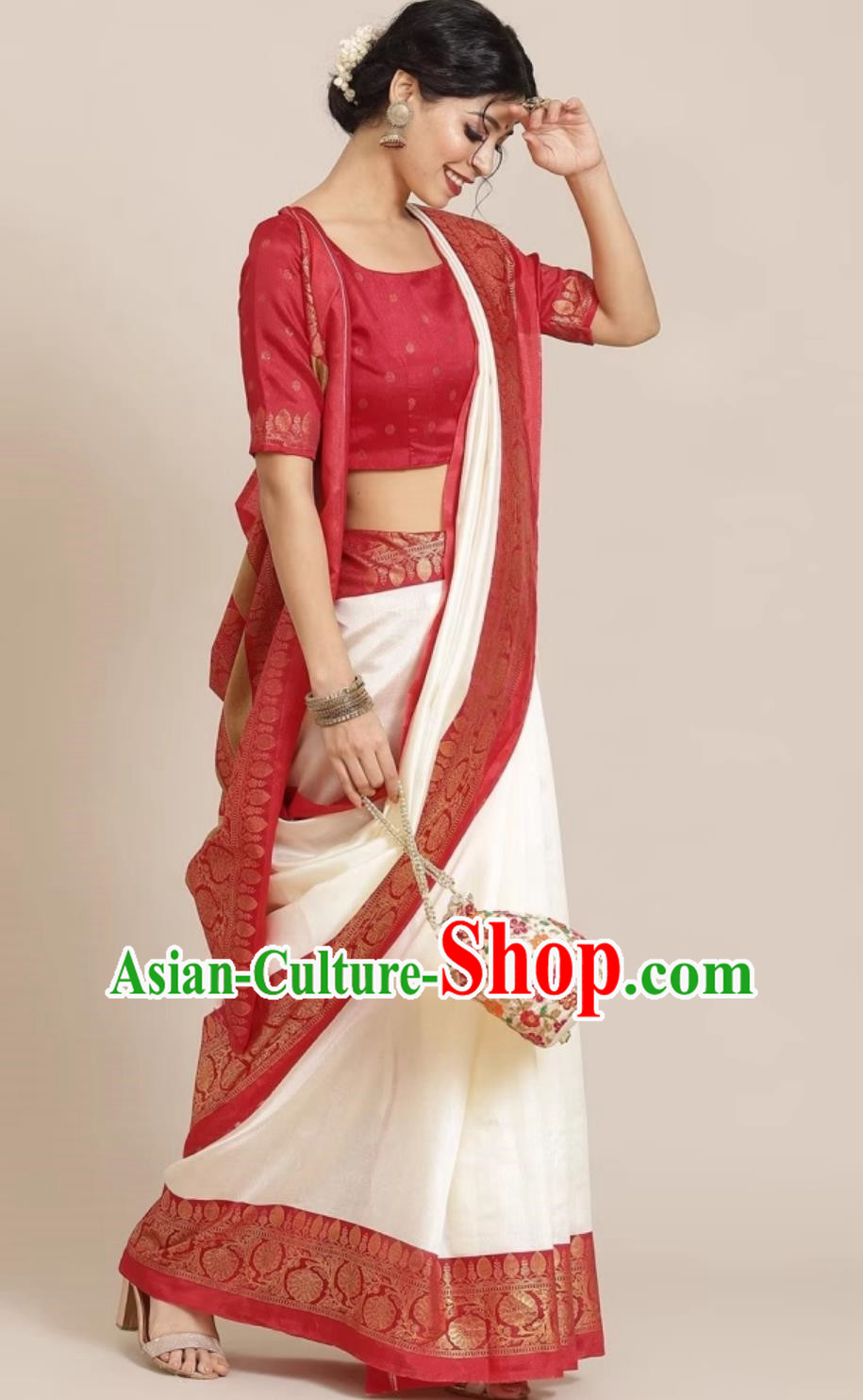 Indian National Sari Traditional Festive Clothing India Woman Dress Complete Set