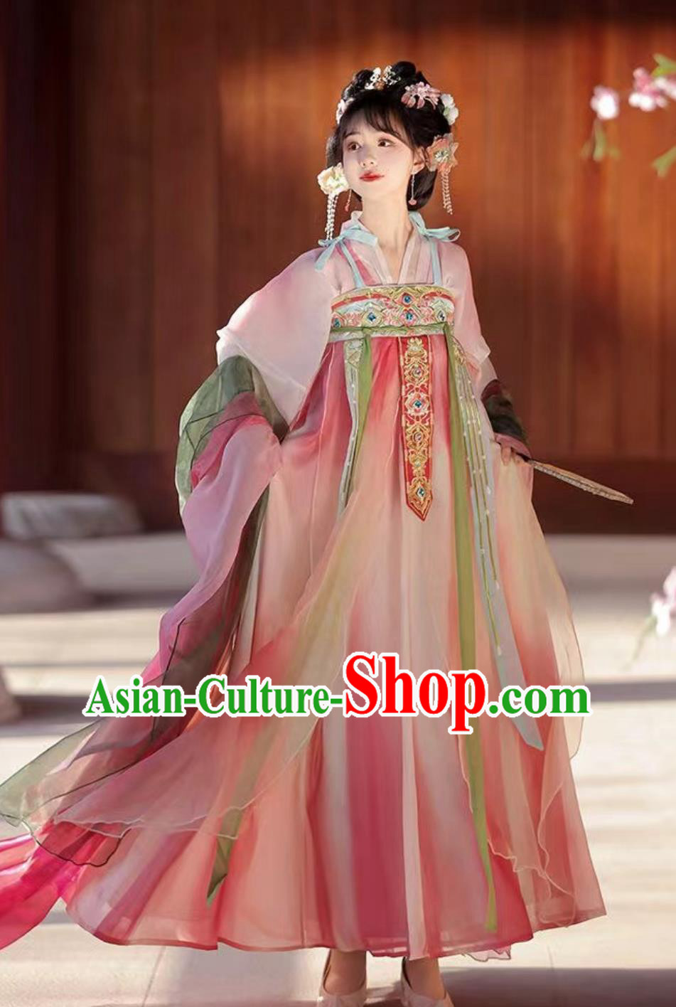 Ancient China Royal Princess Clothing Traditional Hanfu Ruqun Chinese Tang Dynasty Court Lady Dress