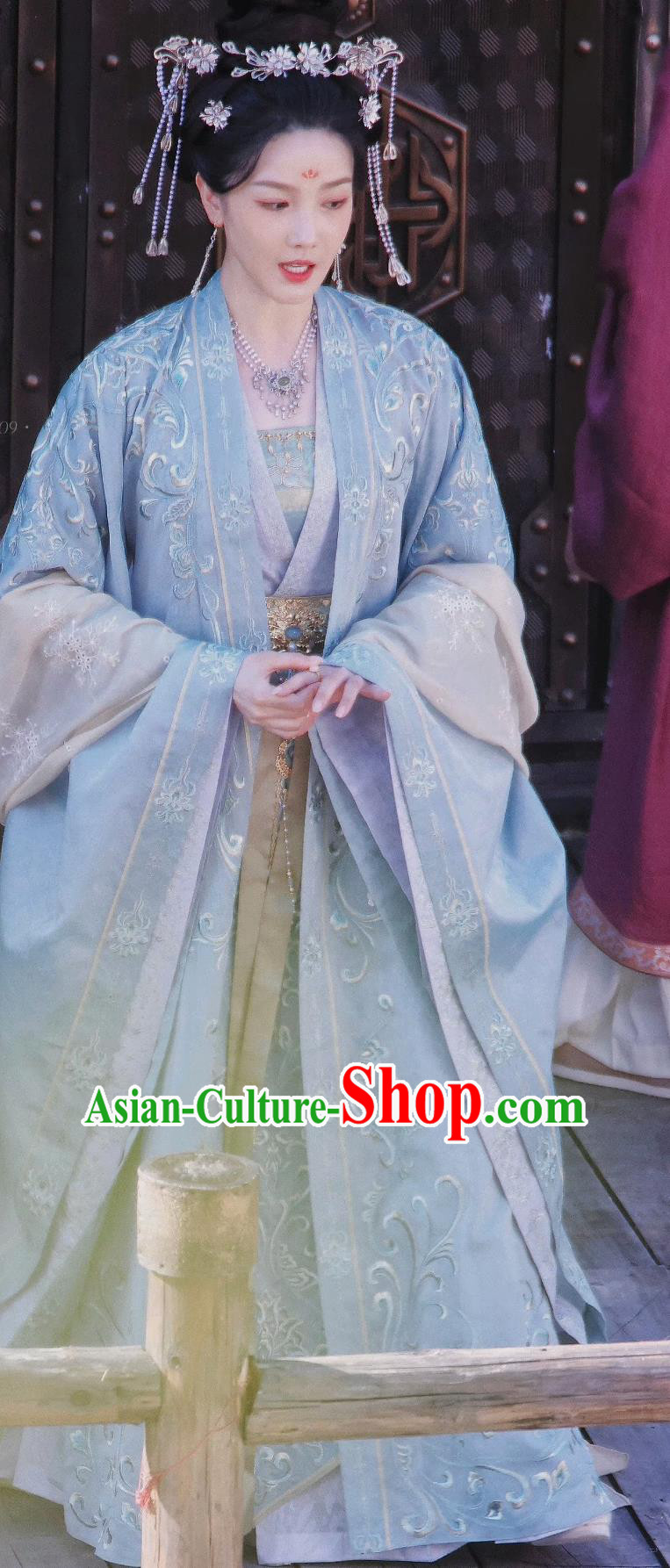 Ancient China Imperial Consort Clothing TV Series A Journey To Love Royal Concubine Chu Dress