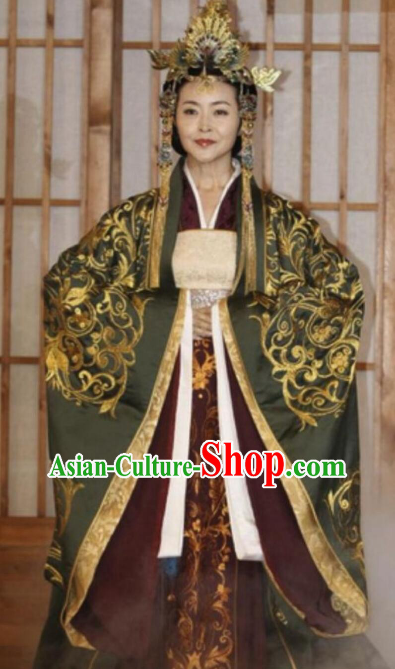 Chinese TV Series Nirvana in Fire Emperor Yan Garment Traditional Hanfu Southern and Northern Dynasties Royal Queen Costume