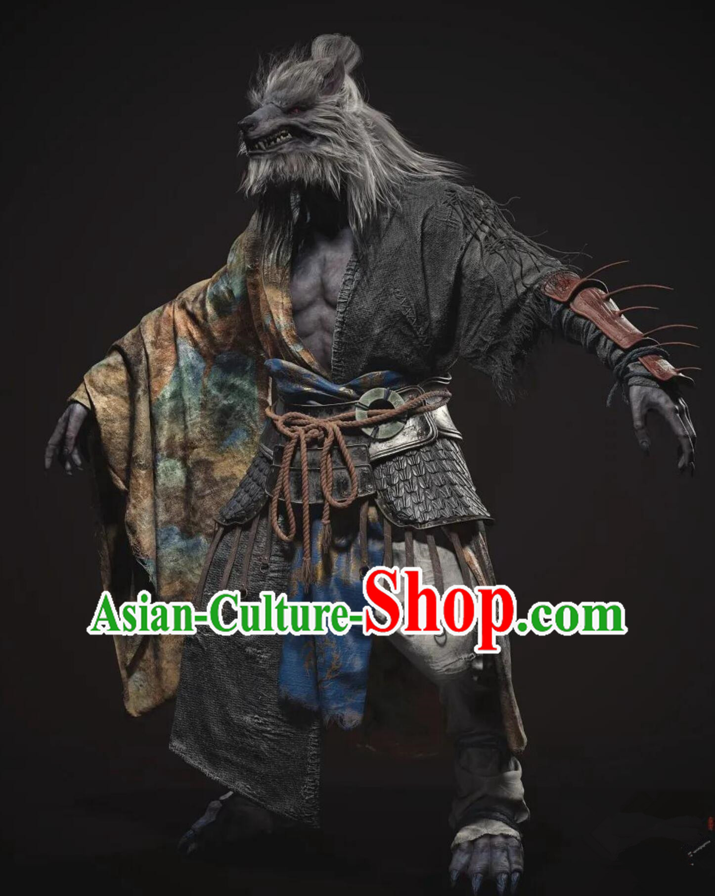 Chinese Game Black Myth Wukong Demon Wolf Costume