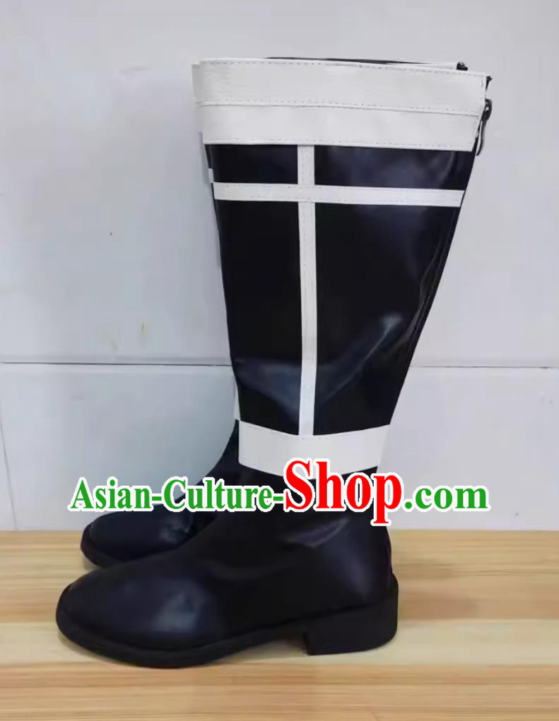 Mourning Jasmine Cosplay Shoes Simmel Cosplay Black Boots