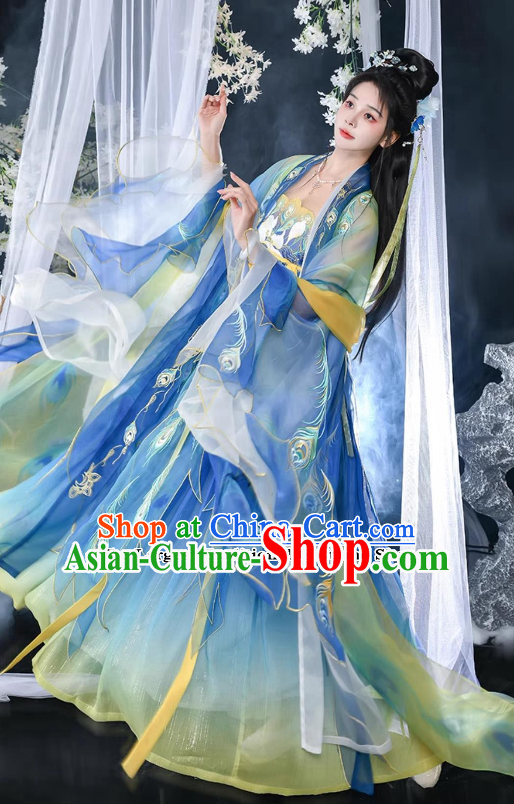 Traditional Woman Clothing Chinese Tang Dynasty Princess Hanfu Ancient China Palace Lady Costume