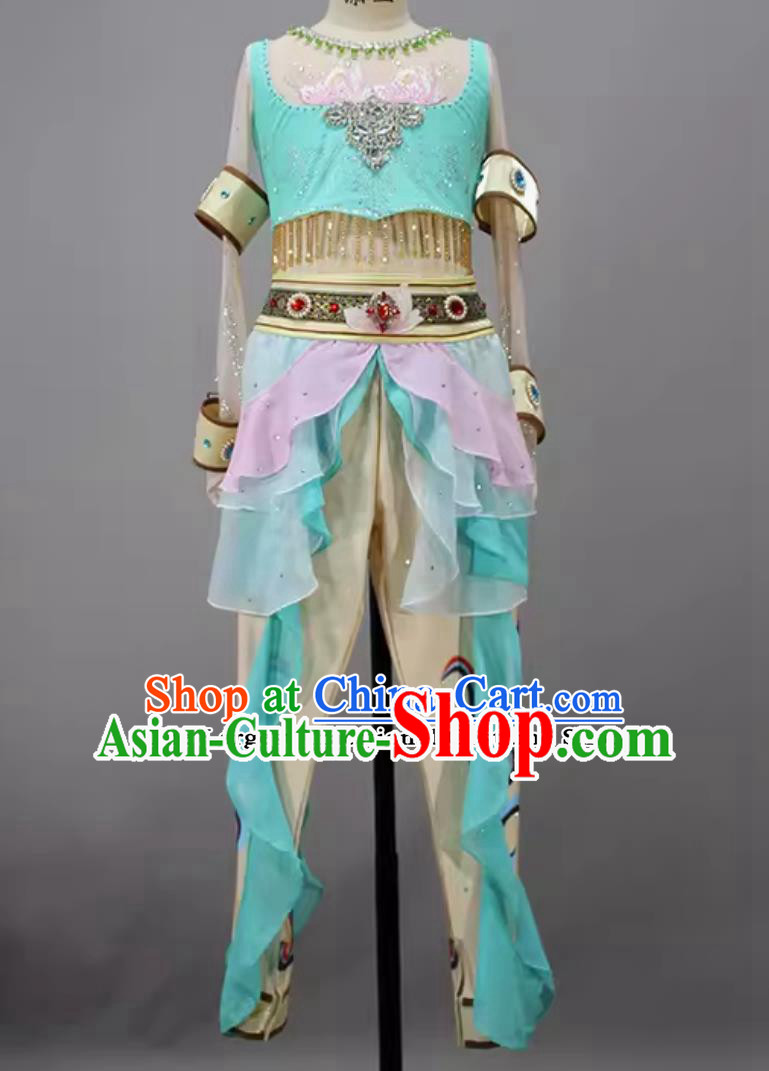 China Classical Dance Dress Child Solo Dance Costume Chinese Dunhuang Dance Clothing