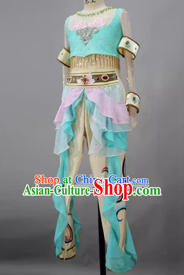 China Classical Dance Dress Child Solo Dance Costume Chinese Dunhuang Dance Clothing