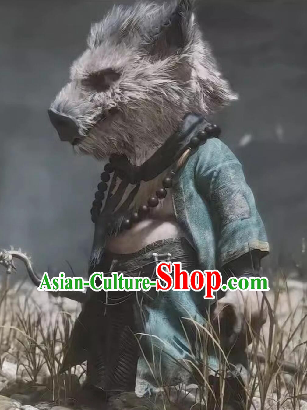 Black Myth Wukong Zhu Ba Jie Outfit Warrior Costume Ancient Chinese Monk Clothing