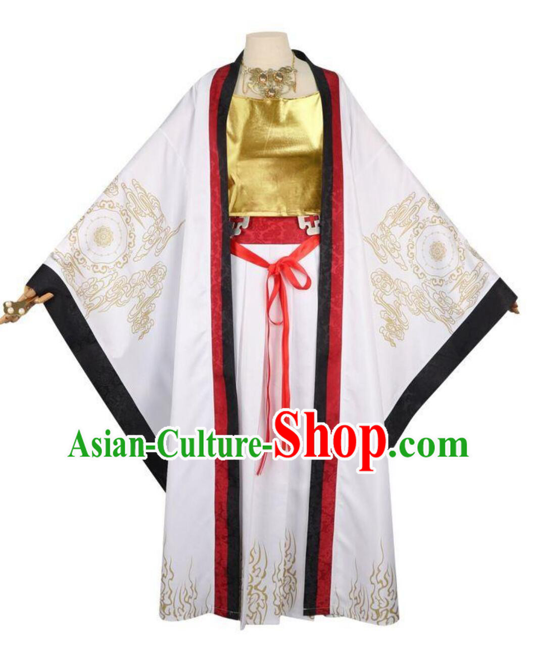 Ancient Chinese Madam Clothing Black Myth Wukong Princess Iron Fan Dress Swordswoman Costume