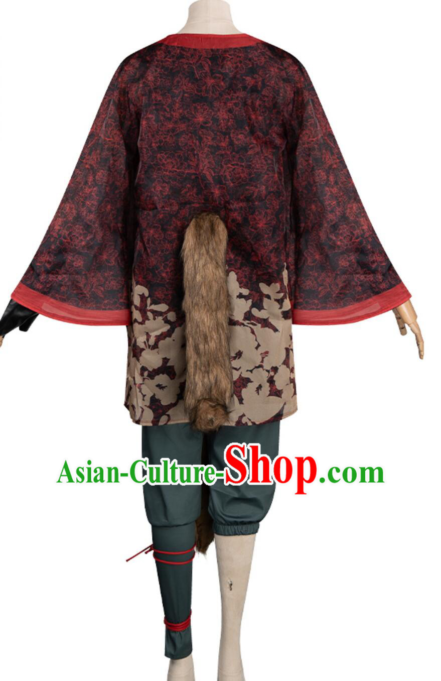 Black Myth Wukong Ping Ping Costume Ancient Chinese Fairy Clothing Little Fox Outfit