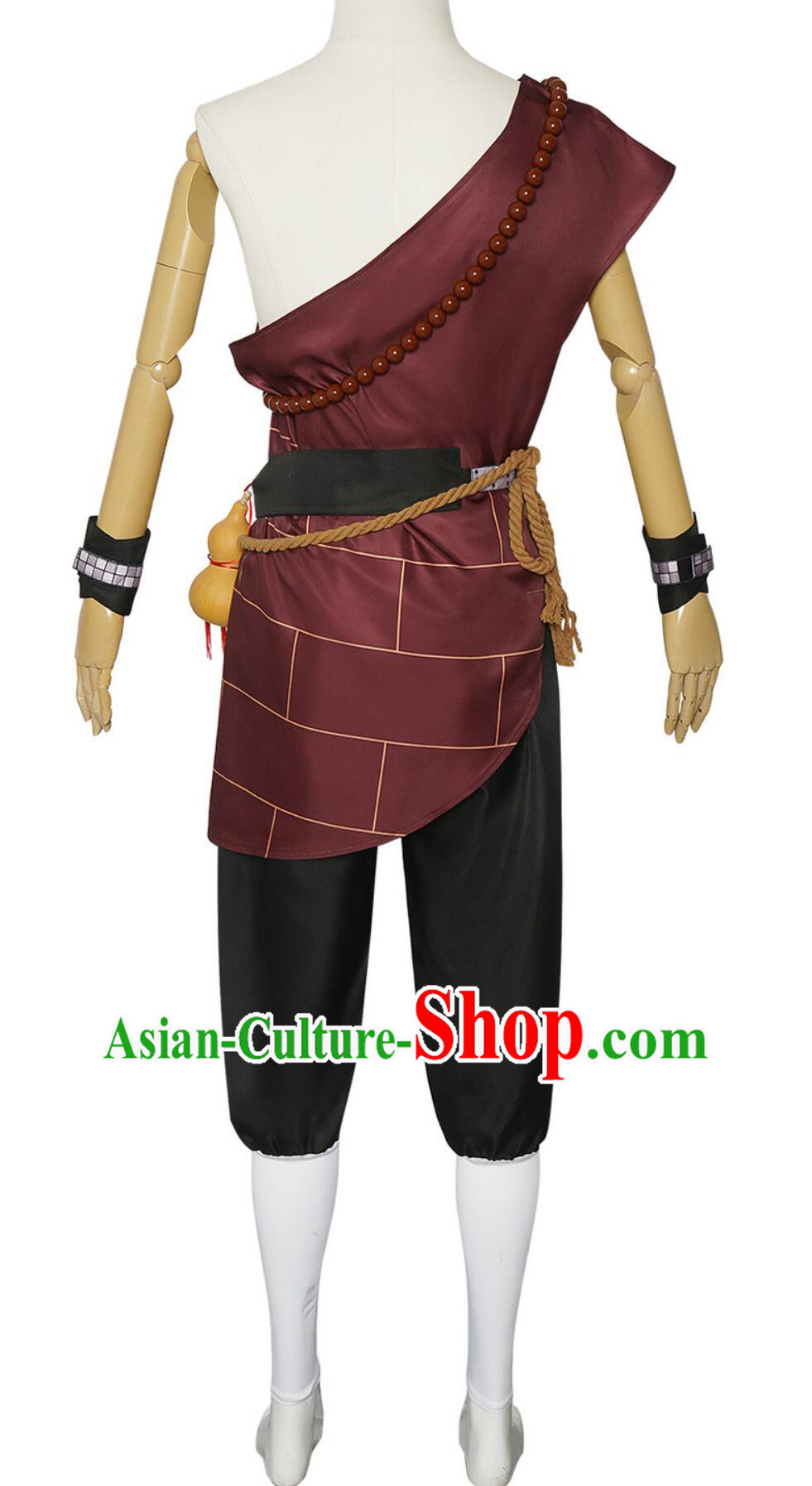 Black Myth Wukong Black Wind King Outfit Warrior Costume Ancient Chinese Monk Clothing