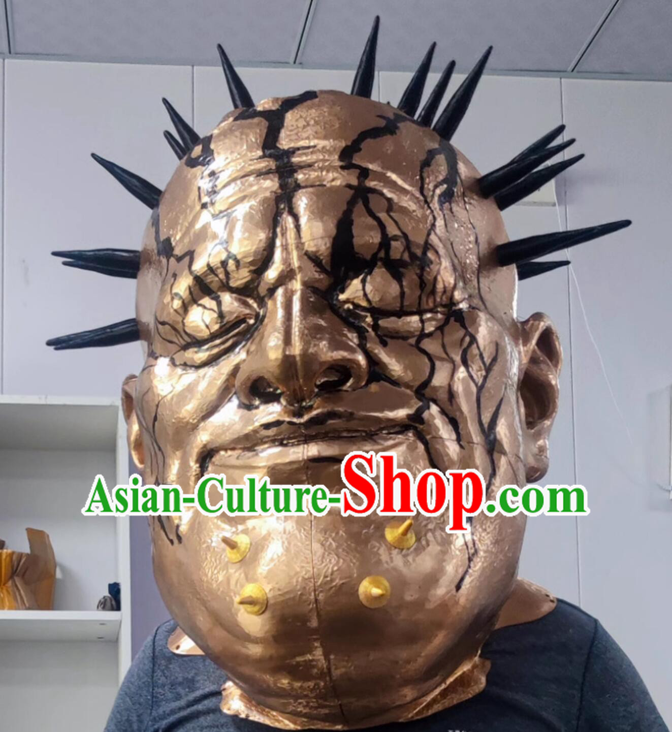 Black Myth Wukong Elder Jinchi Headwear Journey to the West Jin Chi Abbot Mask