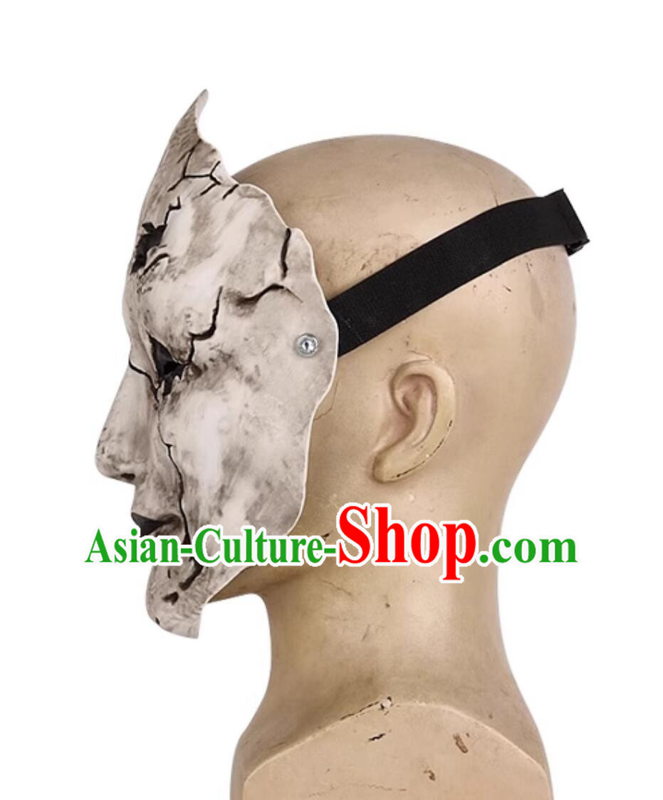 Black Myth Wukong Cosplay Mi Dao Ren Mask Daoist Mi Face Mask Halloween Prop