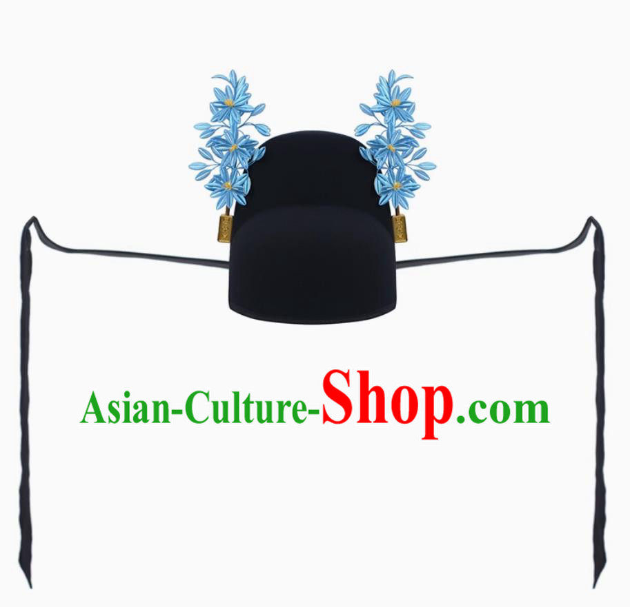 Chinese Ming Dynasty Scholar Hat Ancient China Civil Official Headwear Traditional Hanfu Headdress