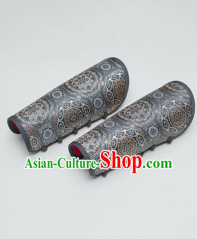 Ancient China Warrior Wrist Bands Traditional Hanfu Accessories Chinese Ming Dynasty Armguard