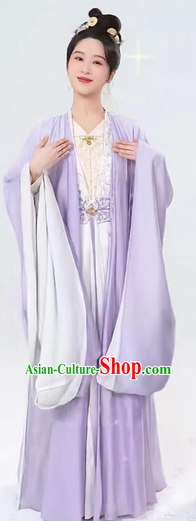 TV Drama Lost You Forever Princess Xiao Yao Costume Ancient China Young Woman Clothing Traditional Chinese Fairy Lilac Hanfu Dress