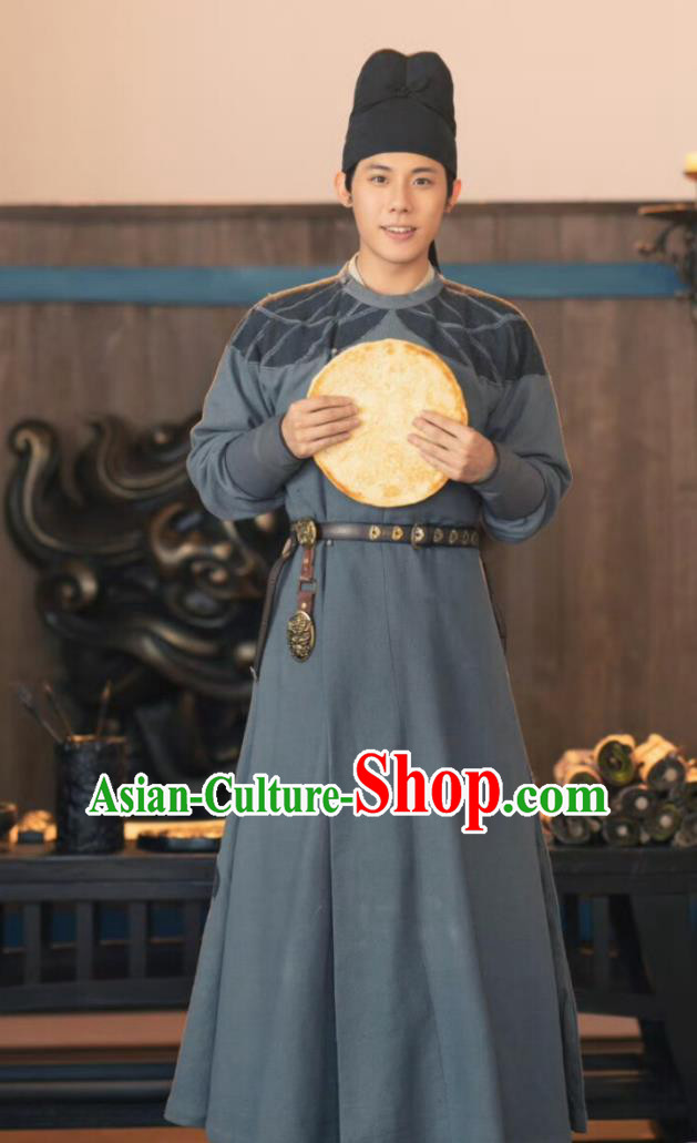 Ancient China Tang Dynasty Official Clothing Chinese TV Series White Cat Legend Dali Temple Scribe Chen Shi Costume