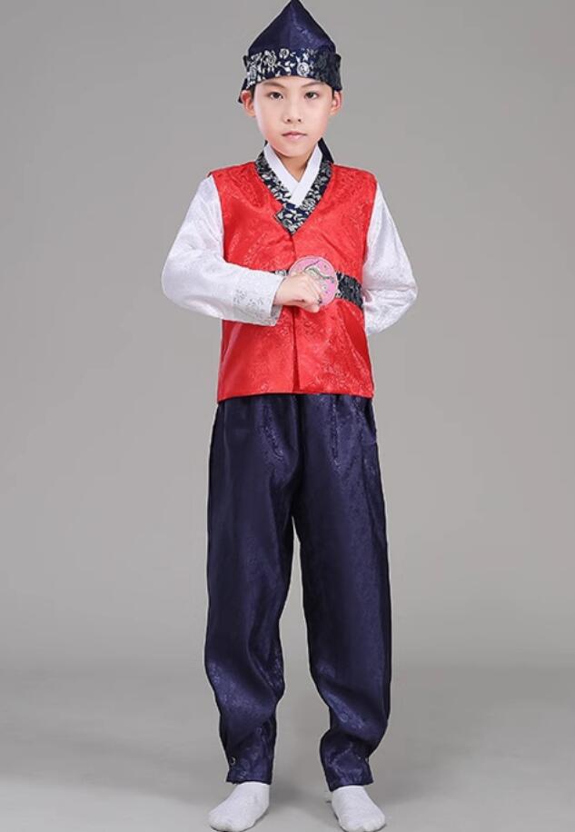 Traditional Korean Boy Hanbok National Korea Costume Complete Set