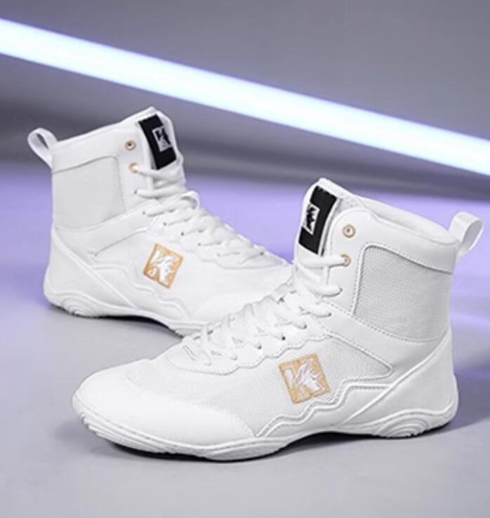 Professional Wrestling Shoes Fighting Shoes High Top Free Combat Training Shoes