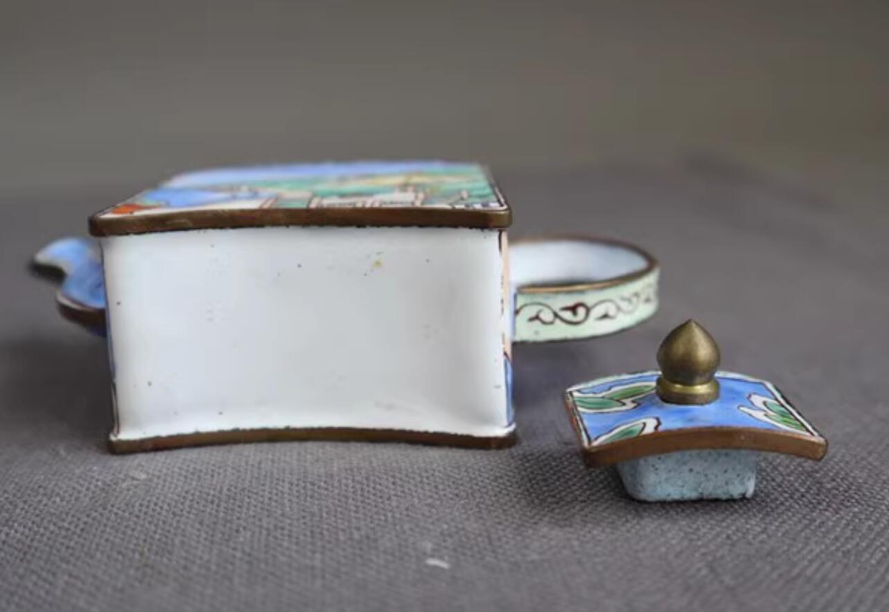 Cloisonne Teapot Collection Chinese Hand Painted Enamel Craft