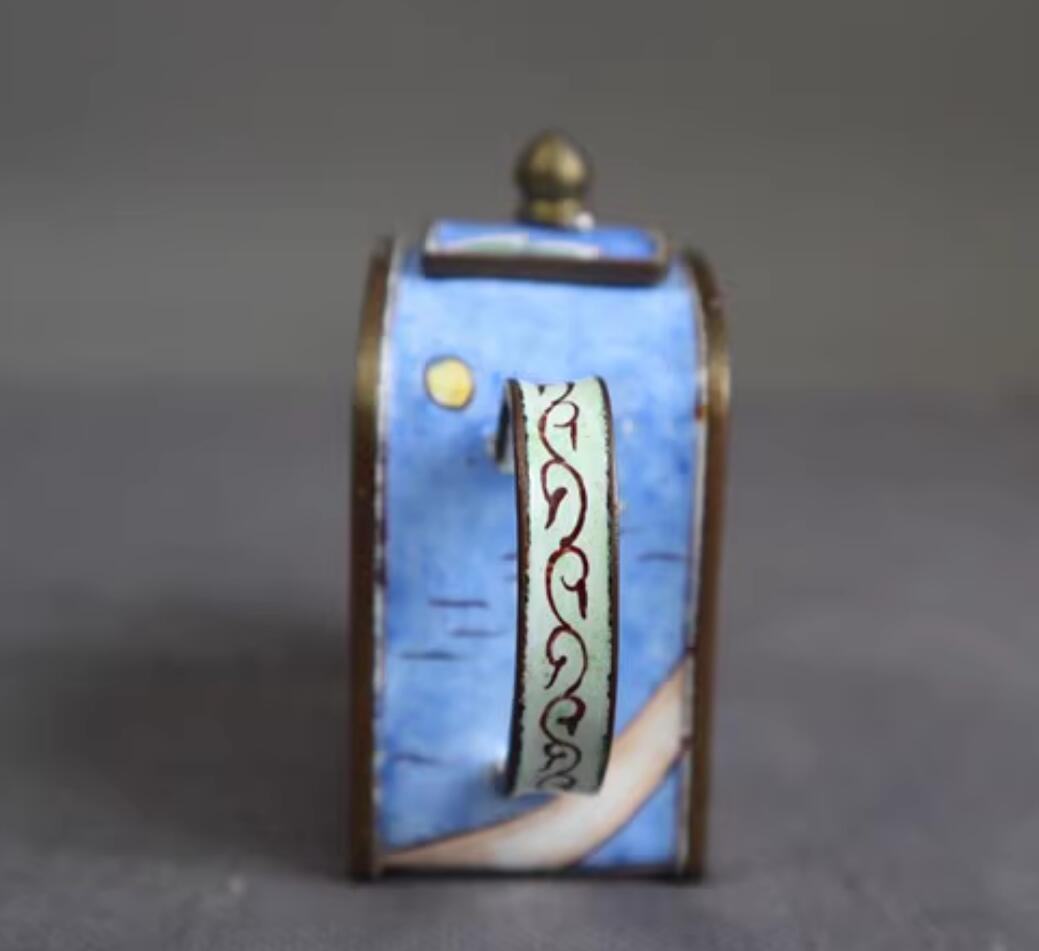 Cloisonne Teapot Collection Chinese Hand Painted Enamel Craft