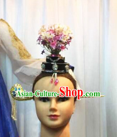 Chinese Dance Apparel Hair Jewelry Asian Fashion Wholesale Stage Performance Headdress Folk Decorations