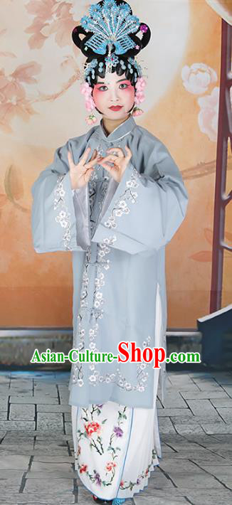 Chinese Beijing Opera Diva Princess Embroidered Costume, China Peking Opera Actress Embroidery Clothing
