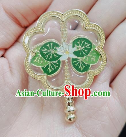 Handmade China Cheongsam Breastpin Classical Jewelry Lotus Brooch Accessories