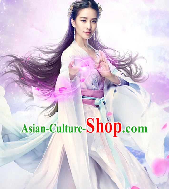 Chinese Ancient Princess Dress Costume Tang Dynasty Place Lady Clothing