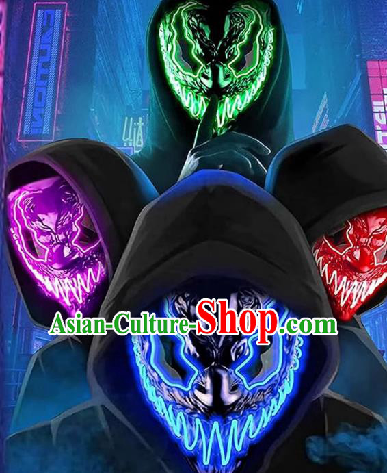 Top Halloween Mask Fancy Ball Skull Headwear Cosplay Demon Clown Prop