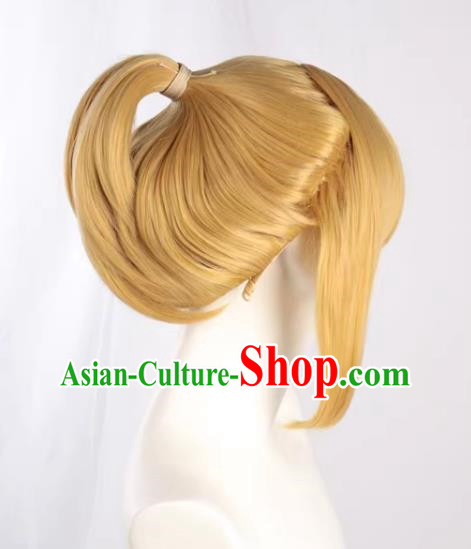 Cosplay Wig V Family Vocaloid Kagamine Ren Younger Brother Formula Younger Brother Golden Color