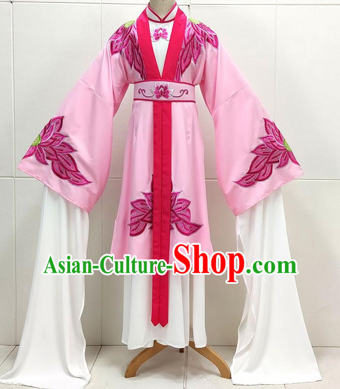 Drama Costumes Ancient Costumes Yue Opera Huangmei Opera Costumes Gezi Opera Chaozhou Opera Hua Dan Long Water Sleeves Embroidered Nun Clothes