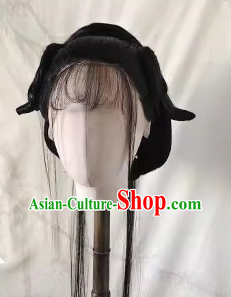 Wig Ancient Costume Women Front Lace Hand Hook Butterfly Essence With Hanfu Style Hair