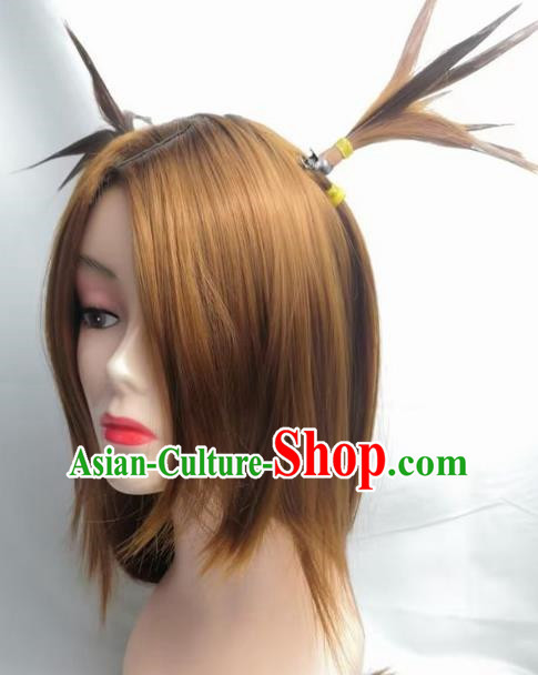 Boruto Akimichi Chocho Pigtail Cosplay Wig