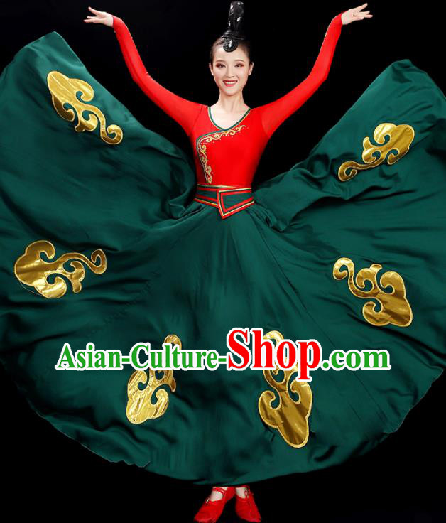 China Classical Dance Dress Women Group Show Costume Opening Dance Clothing