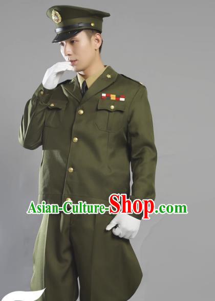 Republic Of China Performance Country Officer Zhang Lingfu Jacket Combat Uniform Suit