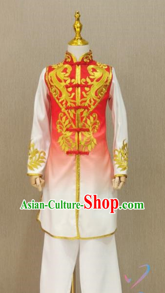 Xinjiang Dance Costume Boy Uyghur Ethnic Style Stage Performance Costume