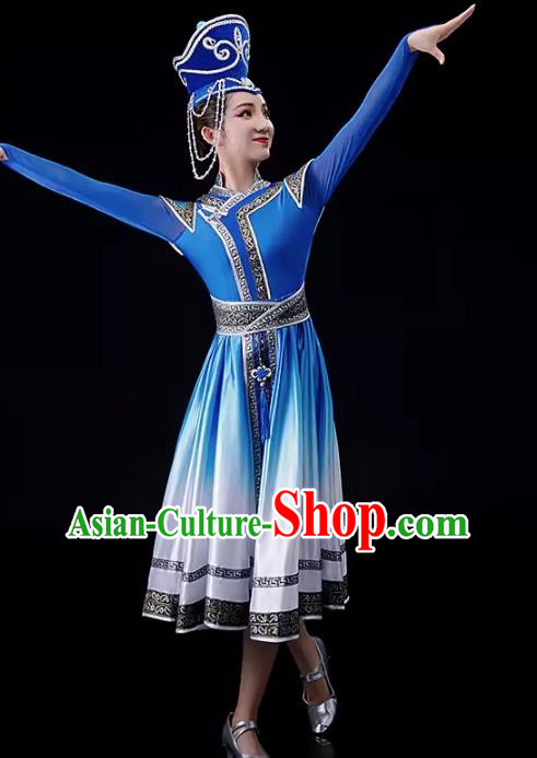 Mongolian Dance Costumes Women Ethnic Minority Dance Costumes New Suit Opening Dance Big Swing Skirt Costumes